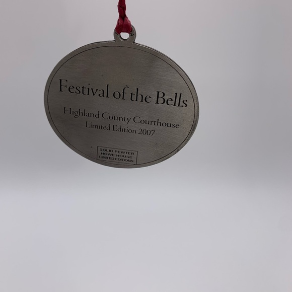 HOWE HOUSE LIMITED ED. Festival Of The Bells Highland County Courthouse Ornament - Picture 5 of 6